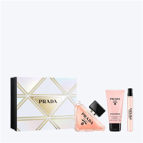 prada paradox perfume gift set|paradoxe intense perfume set.